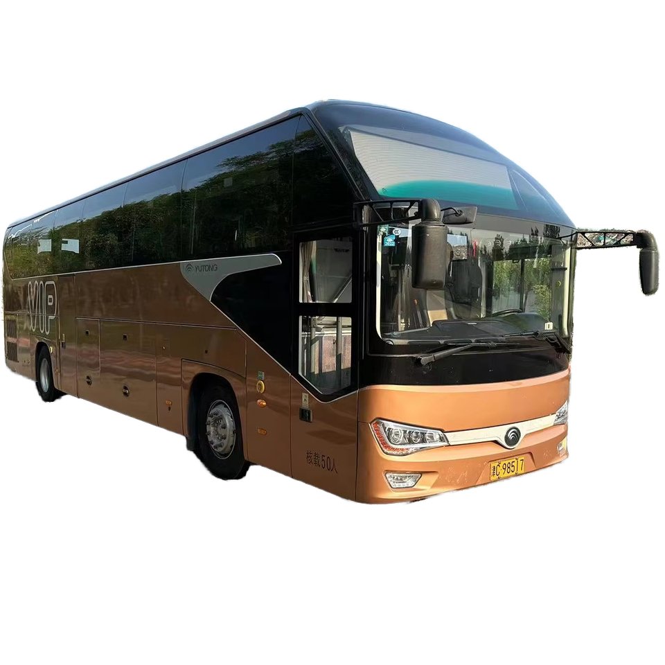Yut0ong 2018 Model 6128 12M 50-Seater Bus Yuchai 330 Diesel Engine Euro 4 Emission Manual Long-Distance Used Bus Sold China